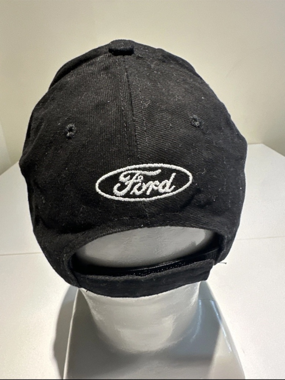 Ford Black Baseball Cap with Red and White Accents - Picture 3 of 8